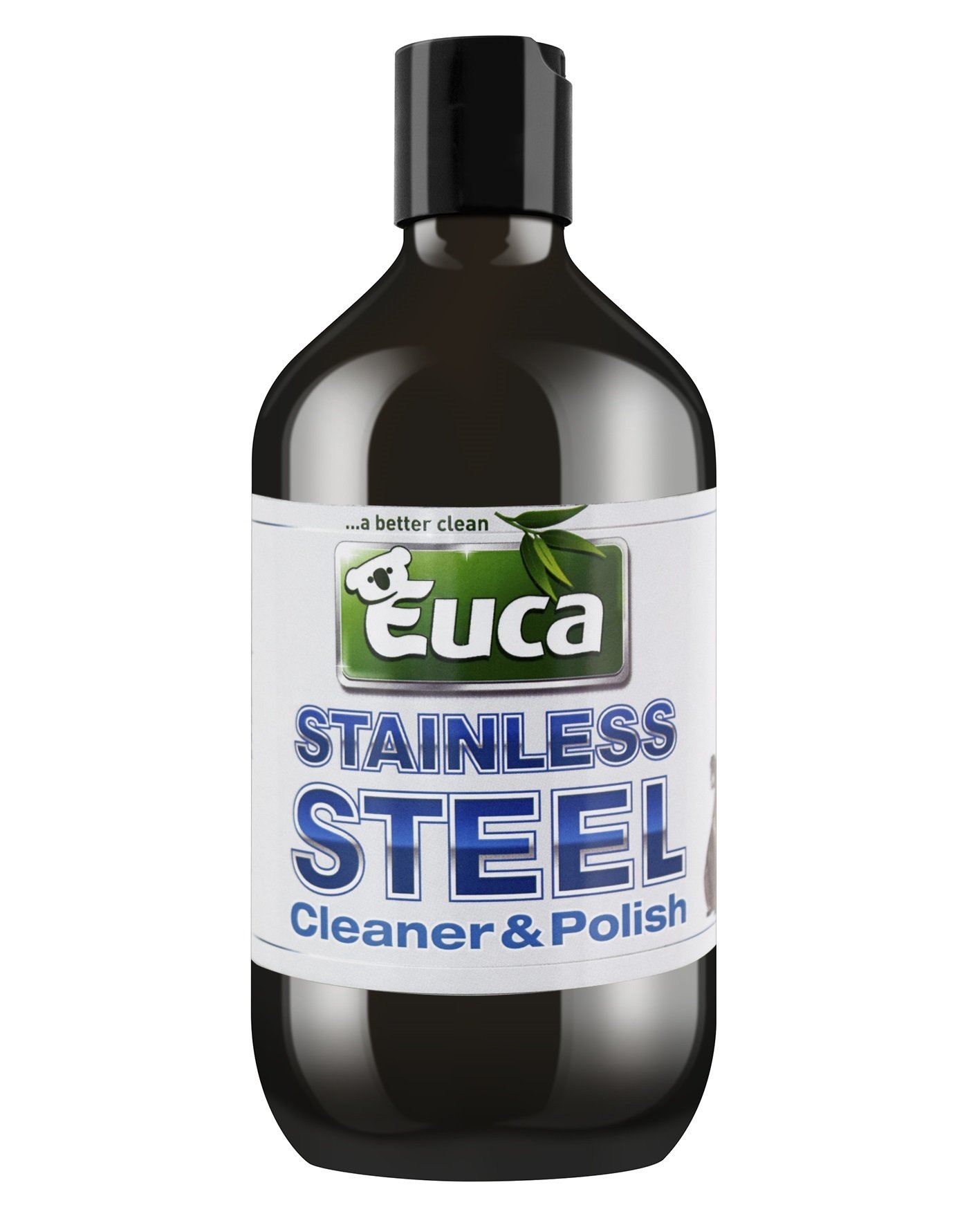 Euca Stainless Steel and all Metals cleaner & Polish - 500ml - Clean & Polish all Stainless Steel Alloy chrome brass copper bronze & more 558C