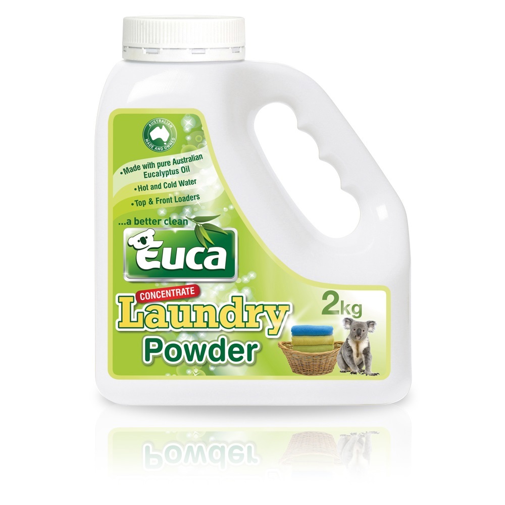 Euca laundry powder 2kg - Concentrate blend = 100 Washes* 106F