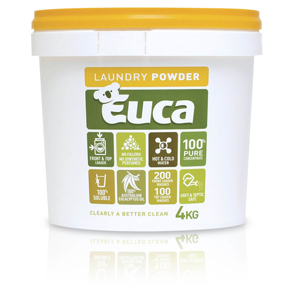 Euca laundry powder 4kg - Concentrate blend = 200 Washes* 106N