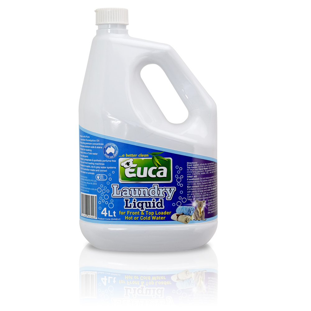 Euca Laundry Liquid - 4LT - Concentrate = 200 Washes* 004NEUC