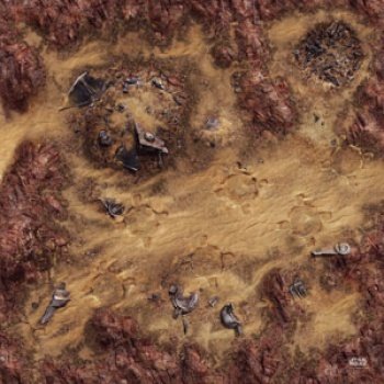 Star Wars Legion: Desert Junkyard Gamemat FSWS46