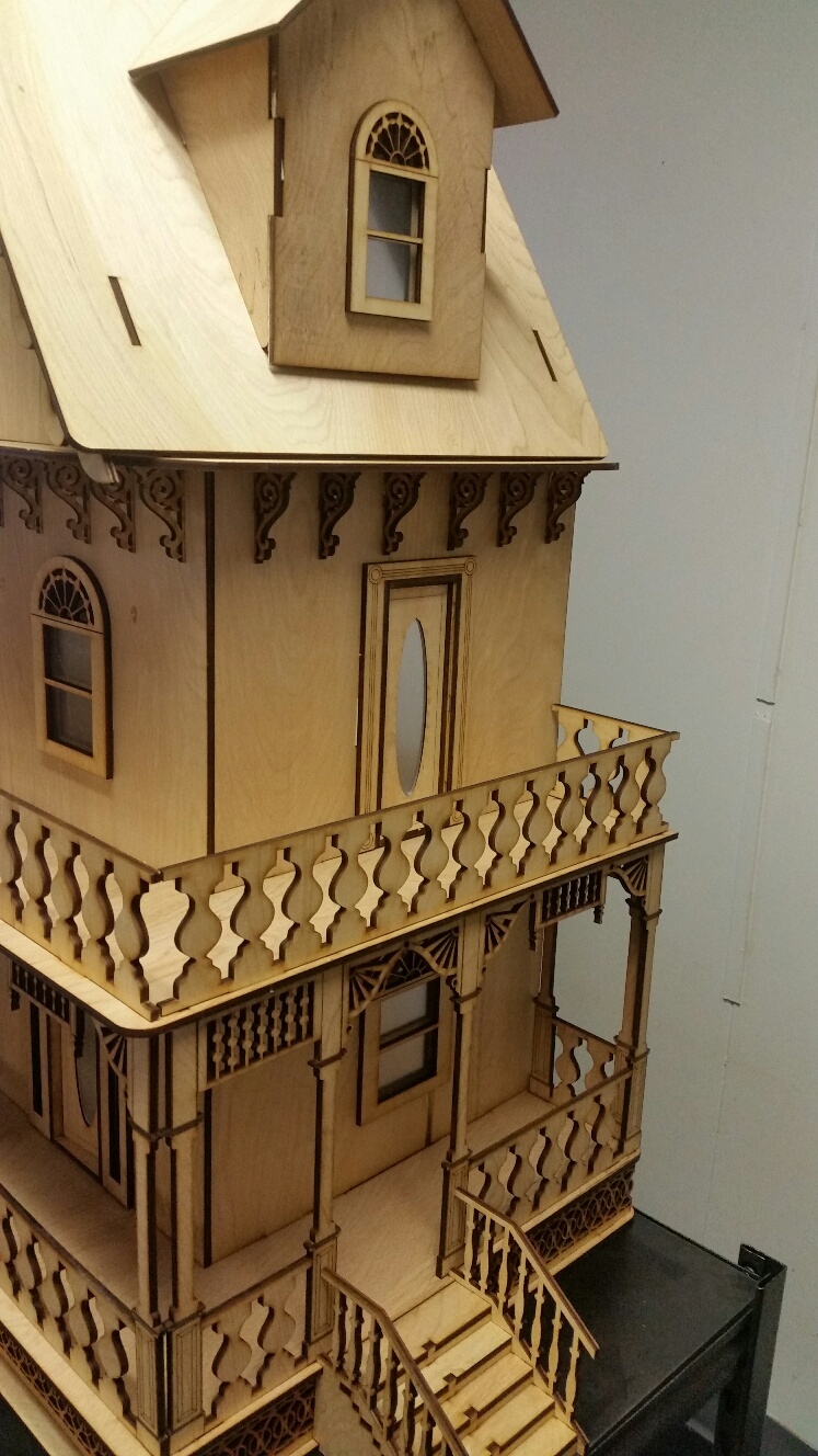 Leon Gothic Victorian Mansion 1 12 Scale