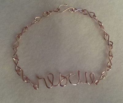 Wire RESCUE bracelet, earrings or necklace Wire RESCUE bracelet, earrings or necklace
