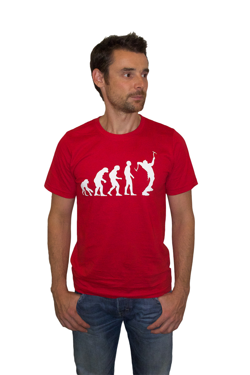 T-Shirt "Ice Climbing Evolution" 00044