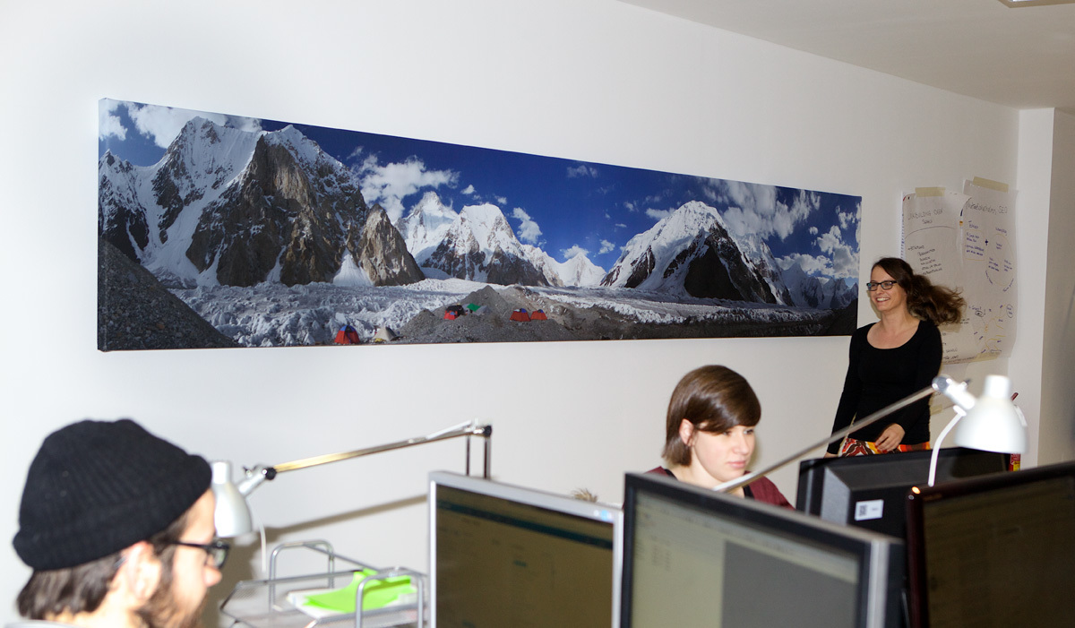 Panorama "Hidden Peak Base Camp"