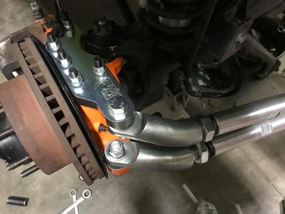 Fusion Geometry Correct Arm, Reid Knuckle, ARP Studs Steering Kit