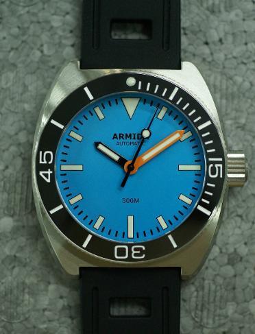 Light blue 2024 watch dial