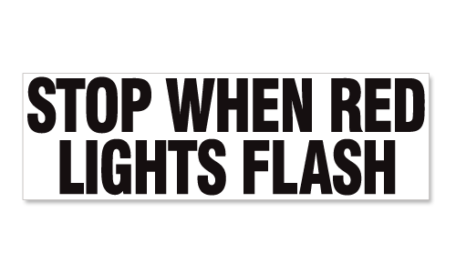 Stop When Red Lights Flash 14 Stop When Red Lights Flash 14