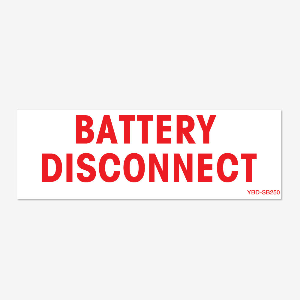 Battery Disconnect - Red Battery Disconnect - Red