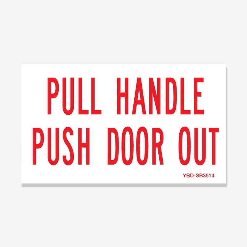 Emergency Exit Pull Handle Push Door Out Emergency Exit Pull Handle Push Door Out