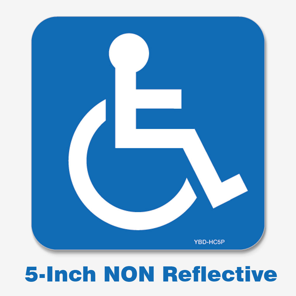 Handicap Decal 5 Inch Handicap Decal 5 Inch