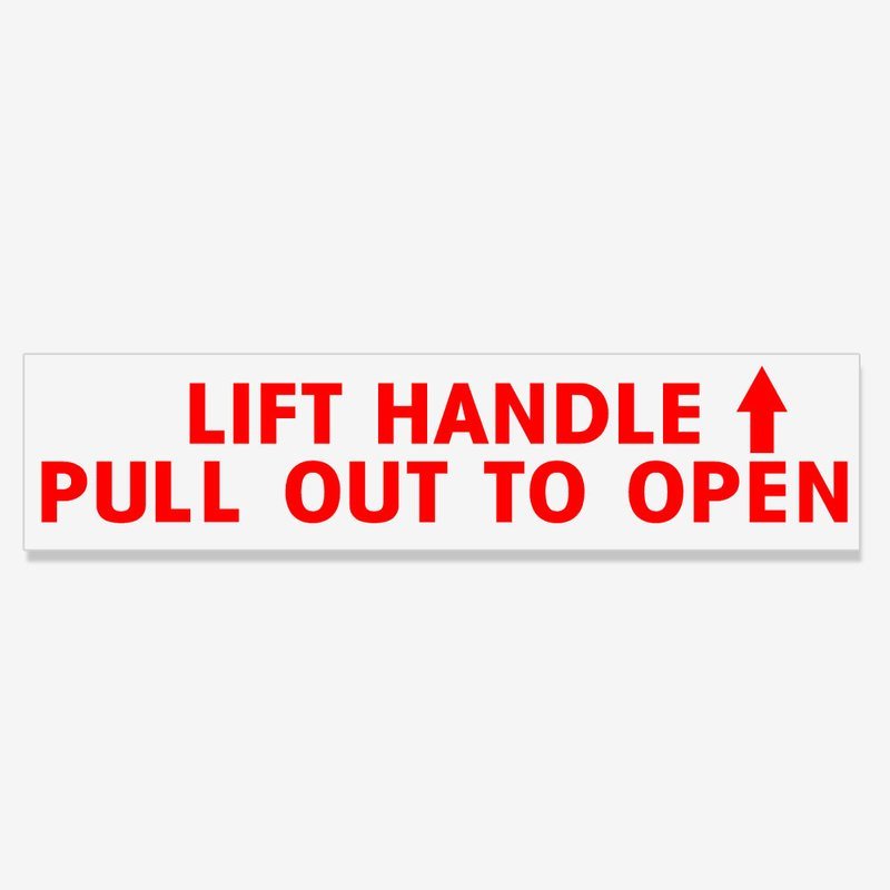 EMERGENCY EXIT DECALS FMVSS 571217