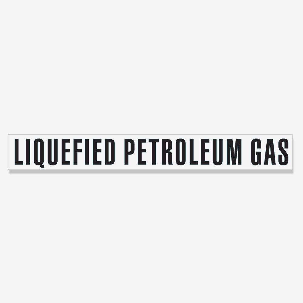 Liquefied Petroleum Gas Decal Liquefied Petroleum Gas Decal