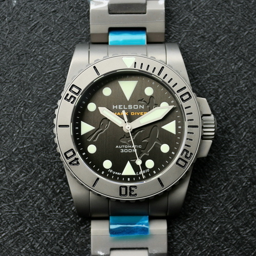 Helson Shark Diver 38 Titanium The Best One Yet WatchinTyme