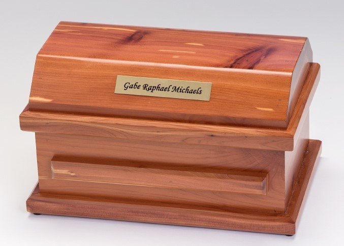 Cedar Miscarriage Casket (up to 19 weeks) C-9-Ced 636225539591
