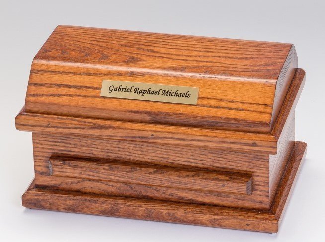 Oak Miscarriage Casket (up to 19 weeks) C-9-Oak 636225539614