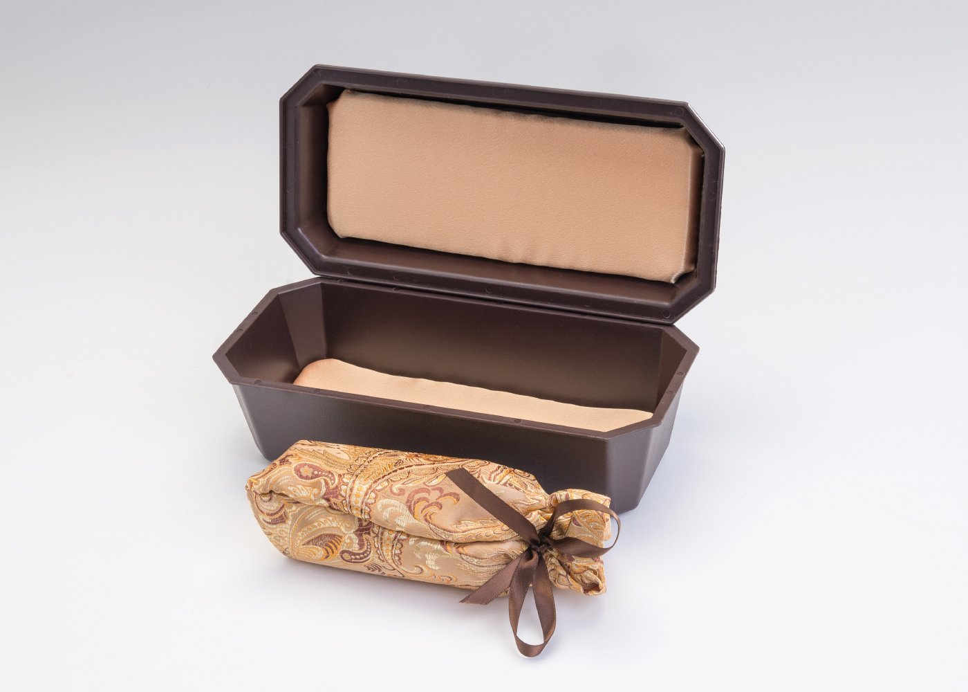 Baby Burial Cradle Casket with Gold Satin Interior (up to 13 weeks) C9