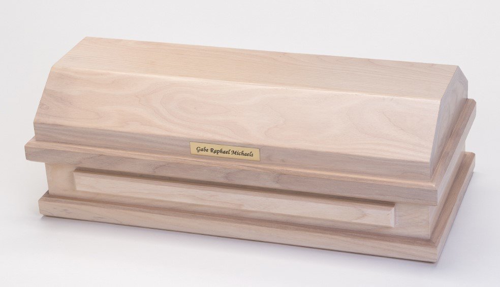 White Ash Baby Casket (20 inch length) C-20-WA 636225539546