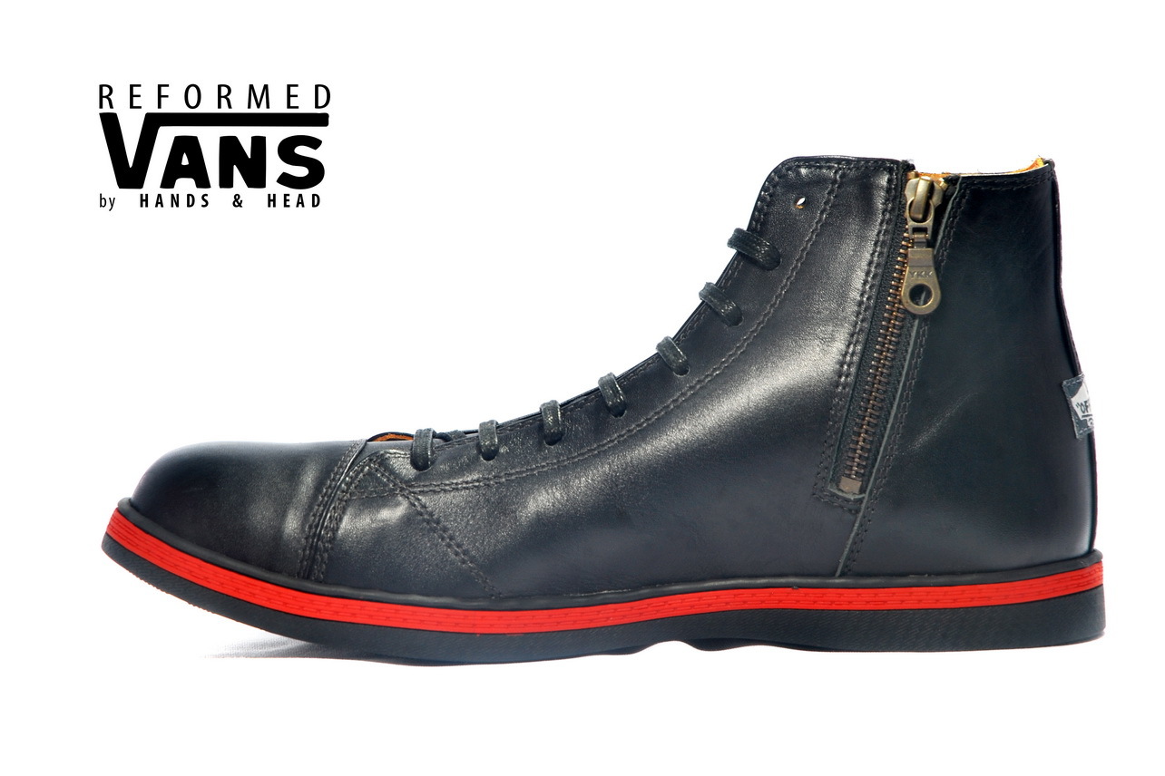 black high neck shoes
