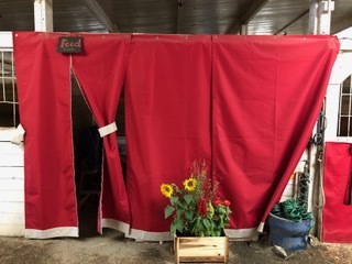 Stall Drapes Nylon Sea Horse Stall Drapes