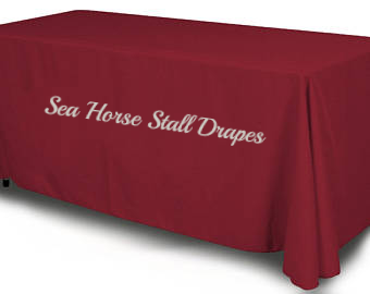 Barn Display Tablecloth Nylon Sea Horse Stall Drapes