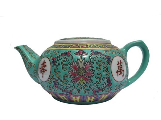 Chinese Rose Familia Teapot SM (Green) Chinese Rose Familia Teapot SM (Green)