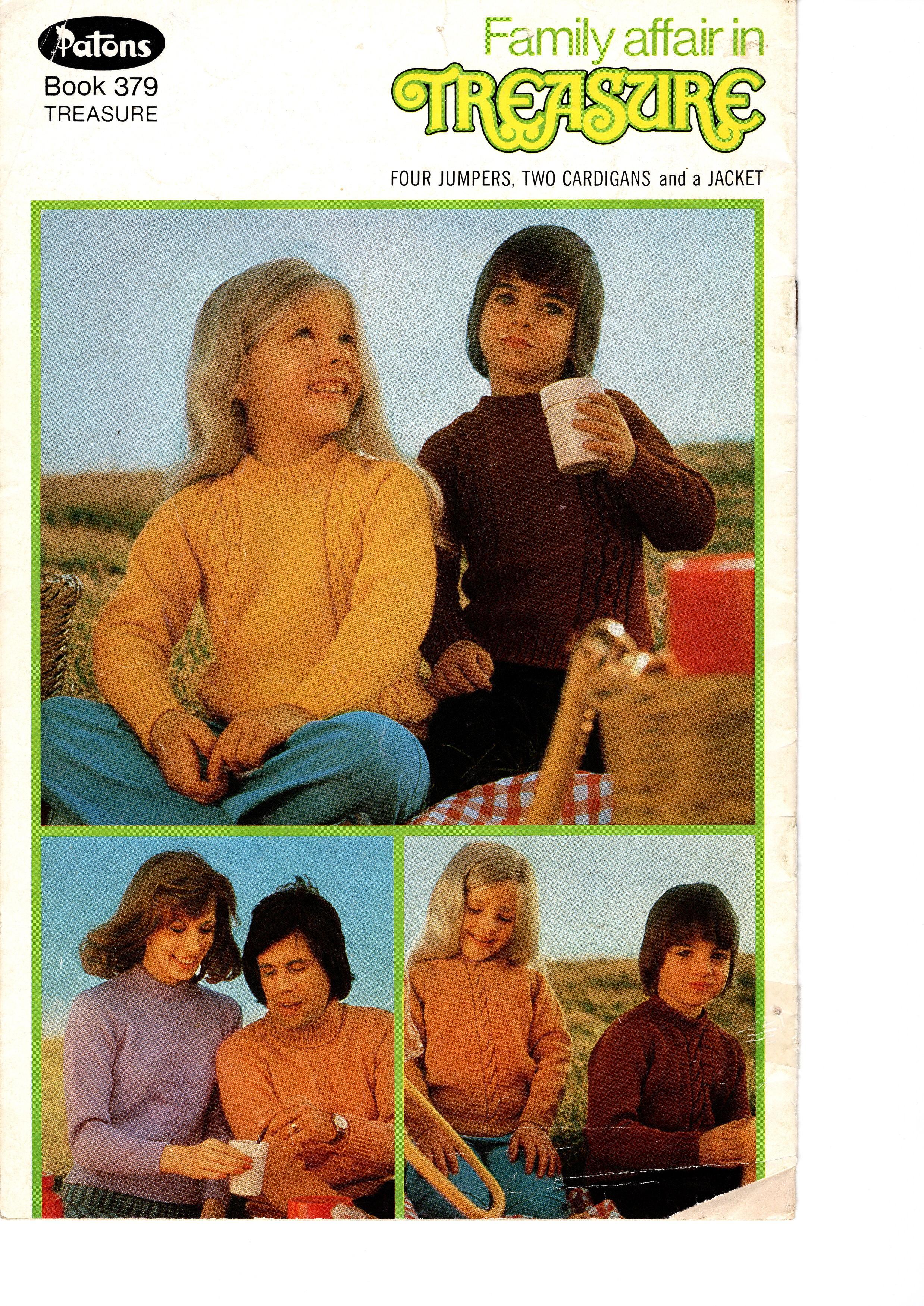 Patons Treasure Knitting Pattern Booklet No.379 00032