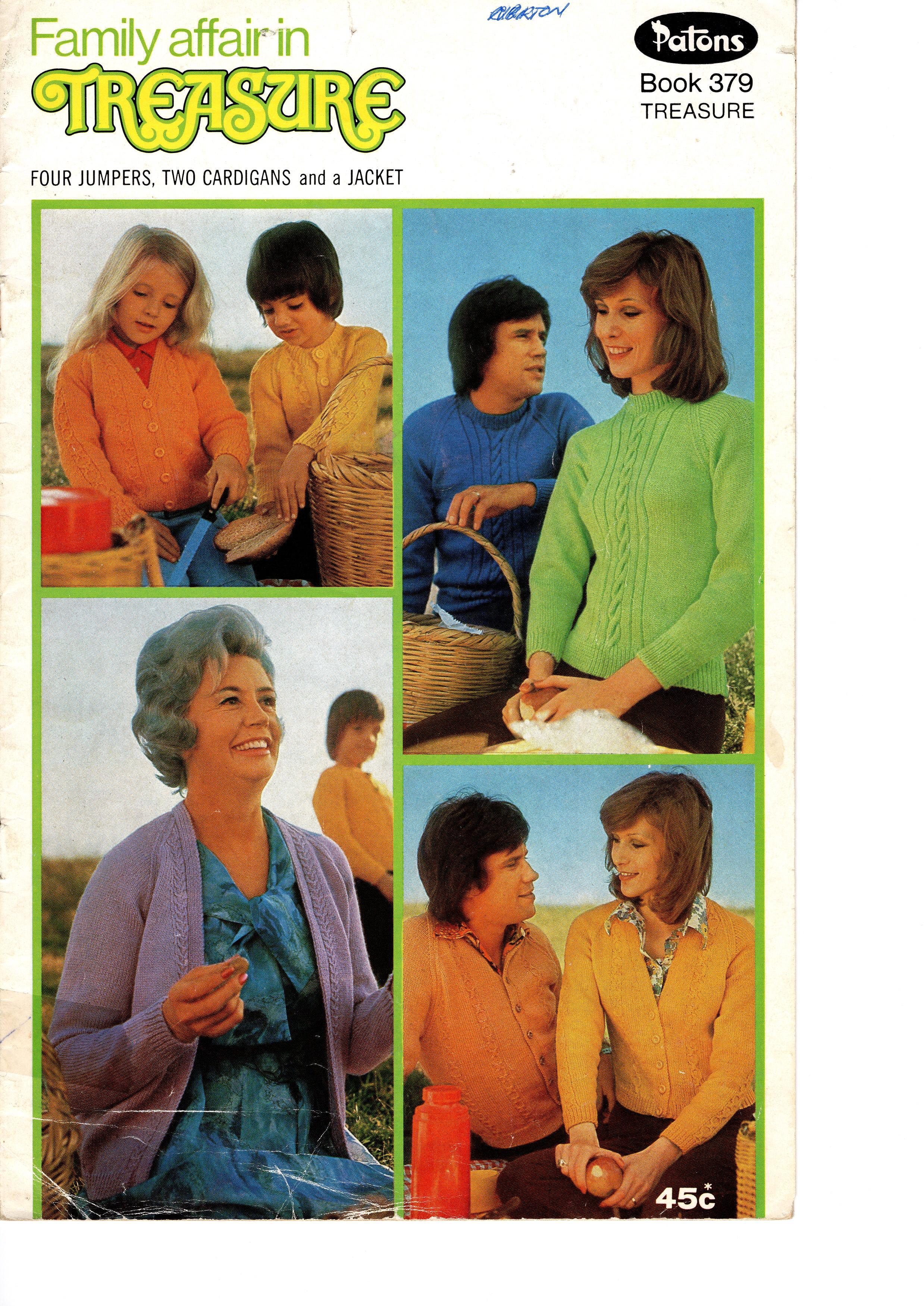 Patons Treasure Knitting Pattern Booklet No.379