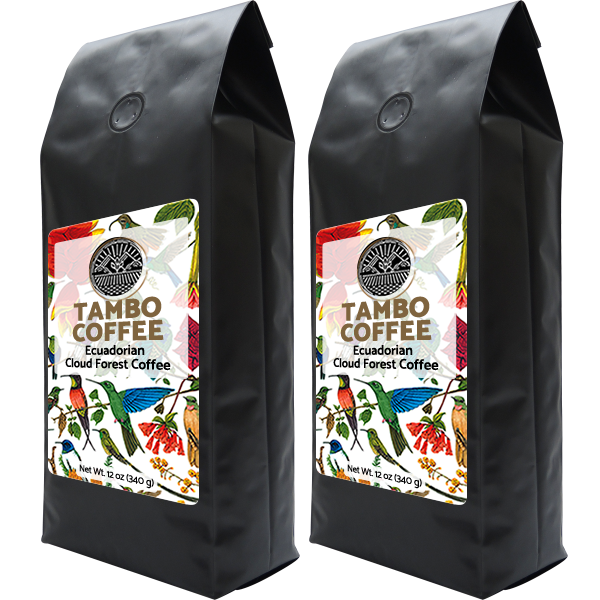 Coffee from Ecuadorian Cloud Forest - Combo Roast Whole Coffee Beans 00001