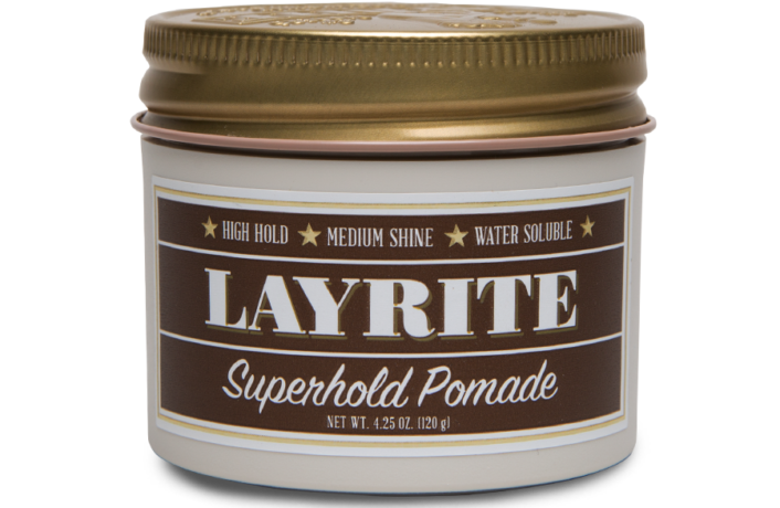 LAYRITE SUPERHOLD POMADE - 4.25 OZ Layrite-supershine-pomade