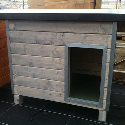 Hondenhok WOOD 1 grijs ISO 00209