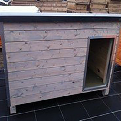 Hondenhok WOOD 3 grijs ISO 00213
