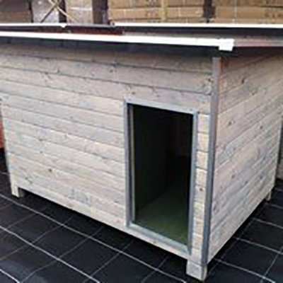 Hondenhok WOOD 5 grijs ISO 00217