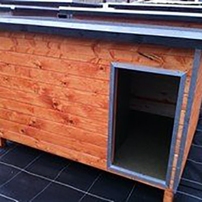 Hondenhok WOOD 4 bruin 00195