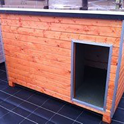 Hondenhok WOOD 5 bruin 00197