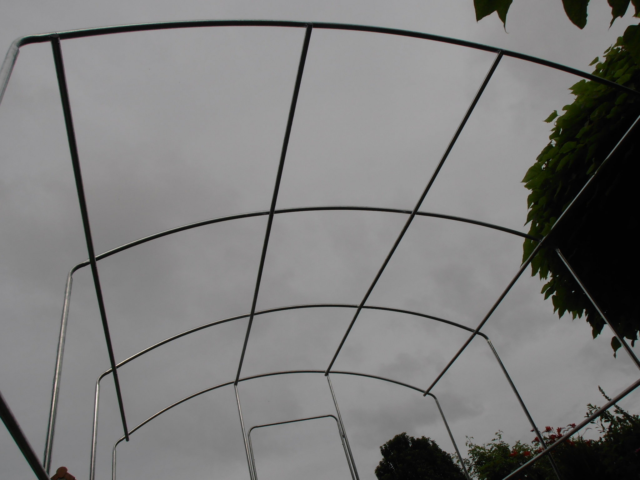 Kader / frame 6 x 3.5 x 3 m H met deur buizen 32 mm
