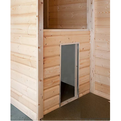 Comforta hondenren met GEÏSOLEERD nachthok 2 x 4 m