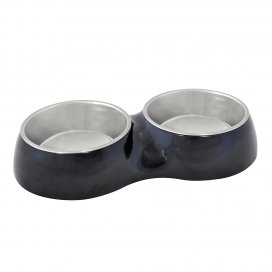 EETKOM DUBBEL + HOUDER GLOSSY DUO 2x Ø10cm 00647