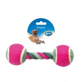 KNOOP KATOEN TENNISBAL 2X 18CM 00793