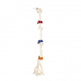 VOGELTOUW MET 4 KNOPEN & ACRYL 70CM 00801