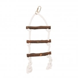 HOUTEN LADDER MET SISAL 00814