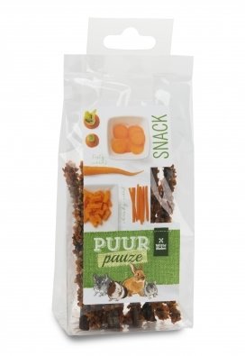 PUUR PAUZE KNABBELHOUTJES WORTEL 00907