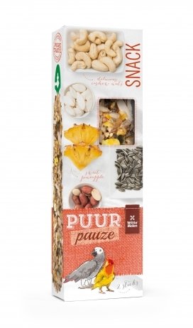 PUUR PAUZE STICKS PAPEGAAI ANANAS & PINDA 00956