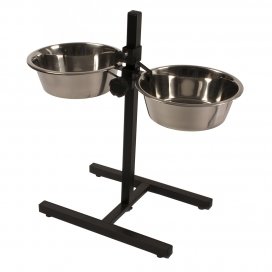 VOEDERSTAANDER H-POOT + 2 POTTEN 24CM 01035