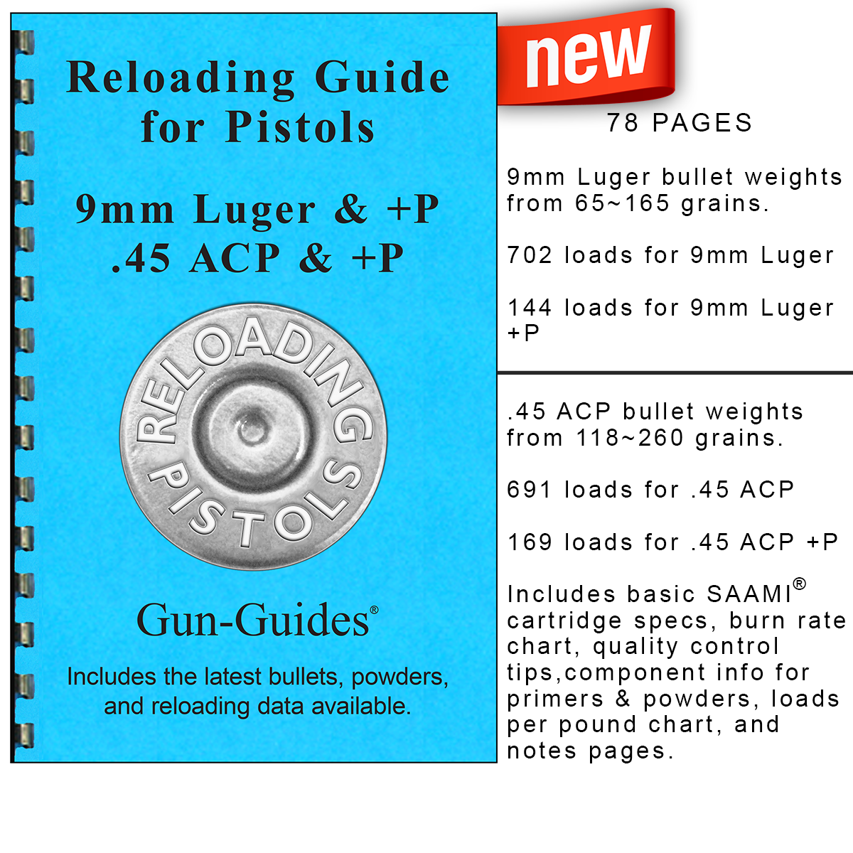 Reloading Guide - Pistols Gun-Guides® - NEW 2019!