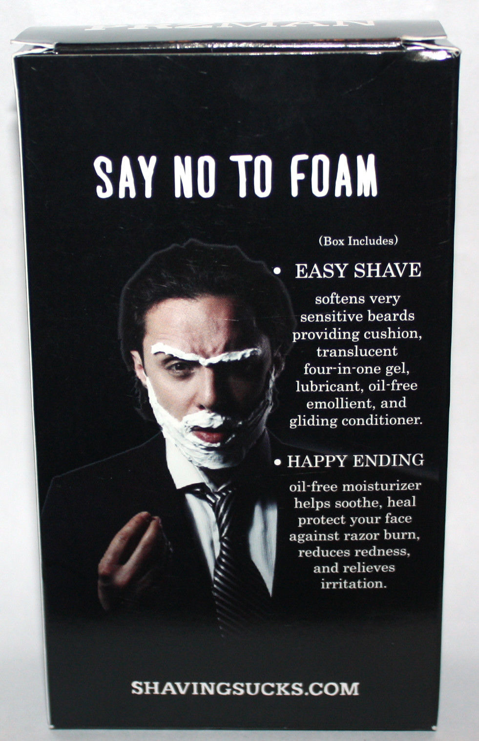 Back of packaging