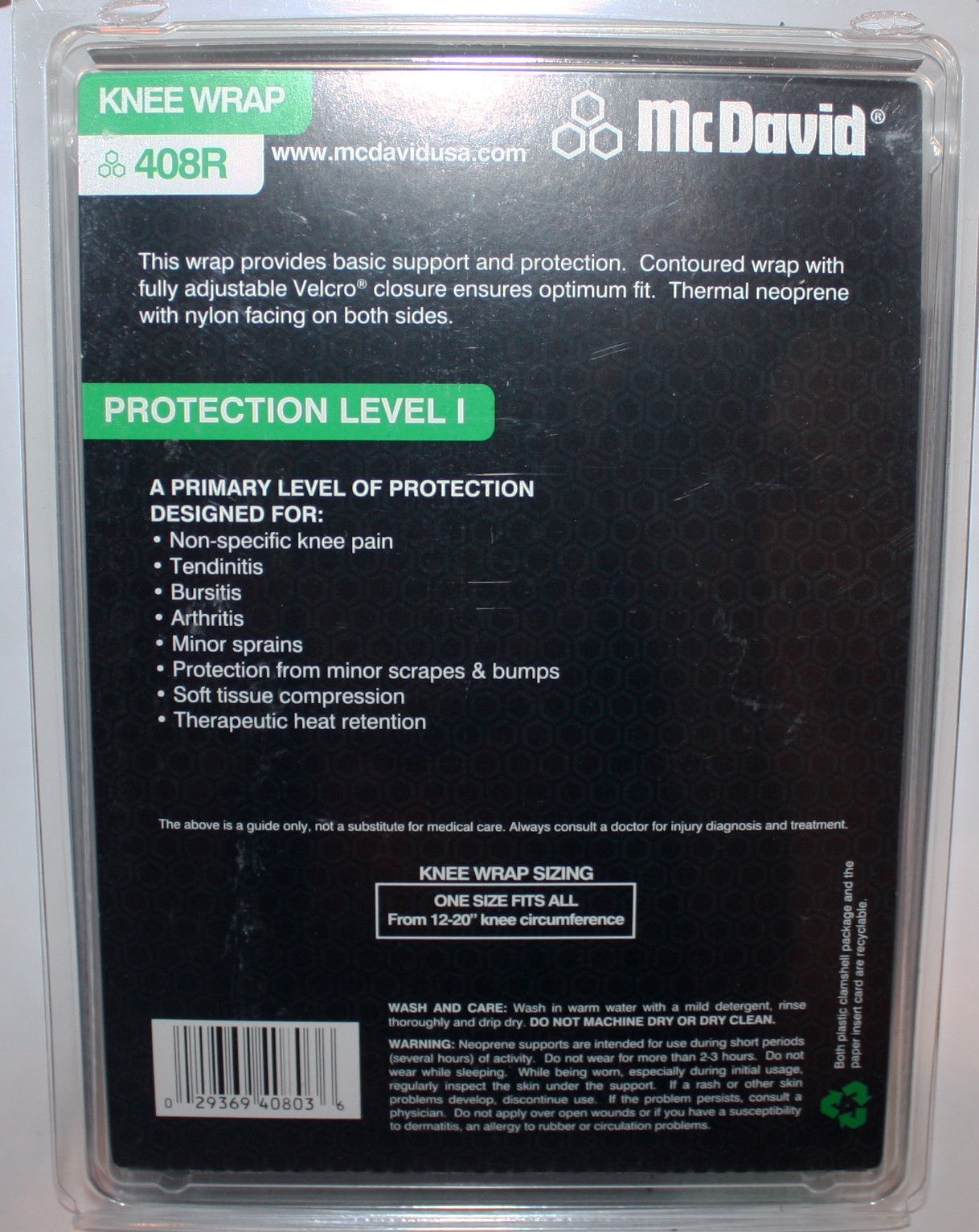 Information on packaging