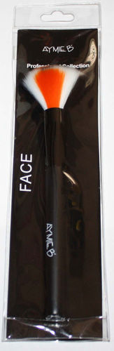 Aymie B' Professional Collection Black/White/Orange Face Brush 08726