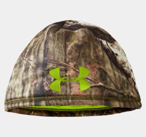 Under Armour Men's UA DEADCALM Mossy Oak Break-Up Infinity Camo Beanie Hat (Large/X-Large) 08059