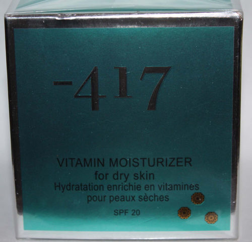 Minus -417 Dead Sea Cosmetics Vitamin Moisturizer For Dry Skin 1.7 oz 08053